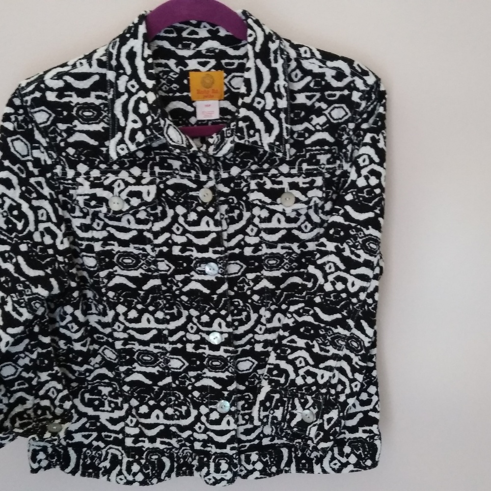 Ruby Rd. Petite Stretch Jacket 3/4 Sleeve